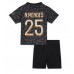 Paris Saint-Germain Nuno Mendes #25 Barnkläder Tredje matchtröja till baby 2023-24 Kortärmad (+ Korta byxor) Billigt